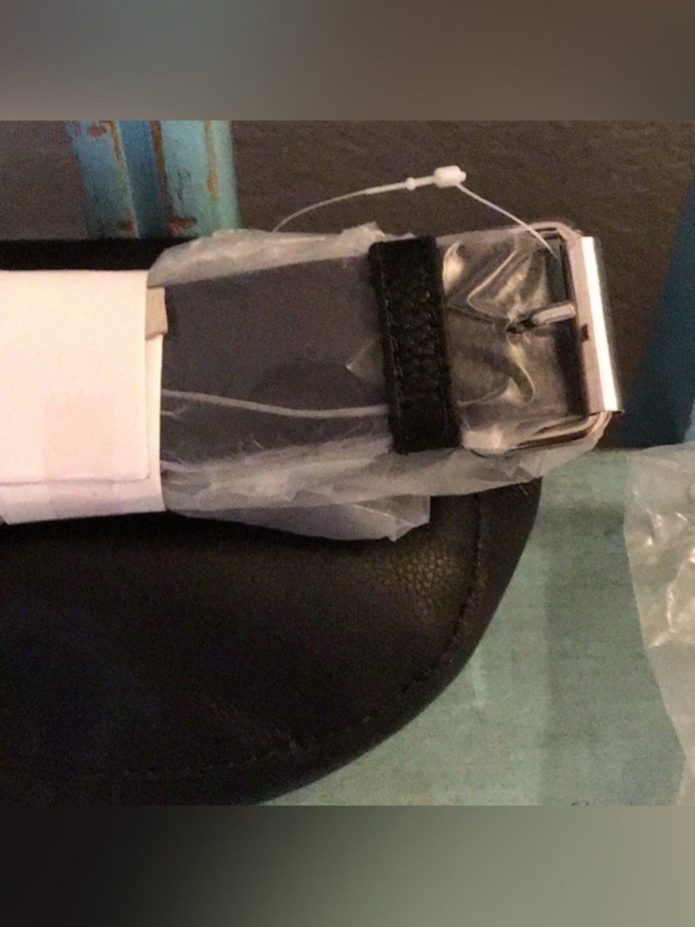 Barney's New York Black Leather Belt Bag with Silver Hardware New - Picture 5 of 10